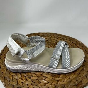 DANSKO Racquel Sand Herringbone Sandals Size 38 Women's